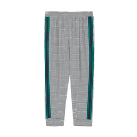 Zara+Checked+Trousers+With+Side+Stripe